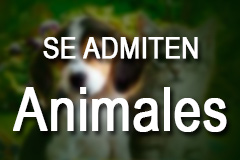 Se admiten animales